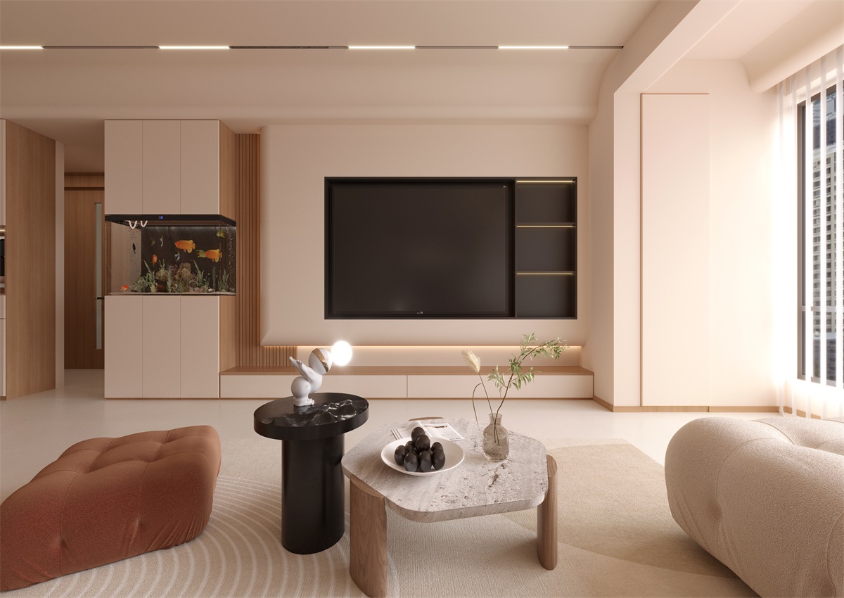 中海九樾143㎡ | 原木奶油風的家，越看越愛！