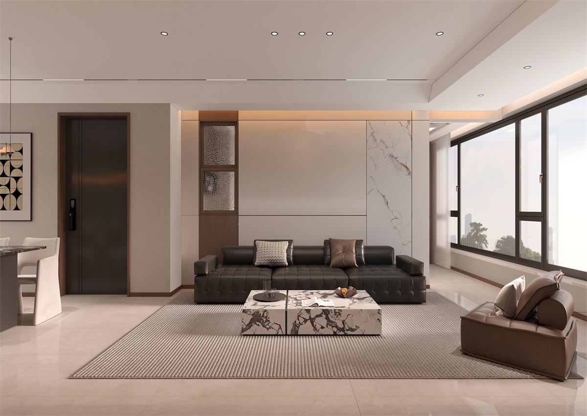 玉庭華府131㎡ | 現(xiàn)代意式+美拉德色系，濃郁棕調的電影氛圍直接封神！