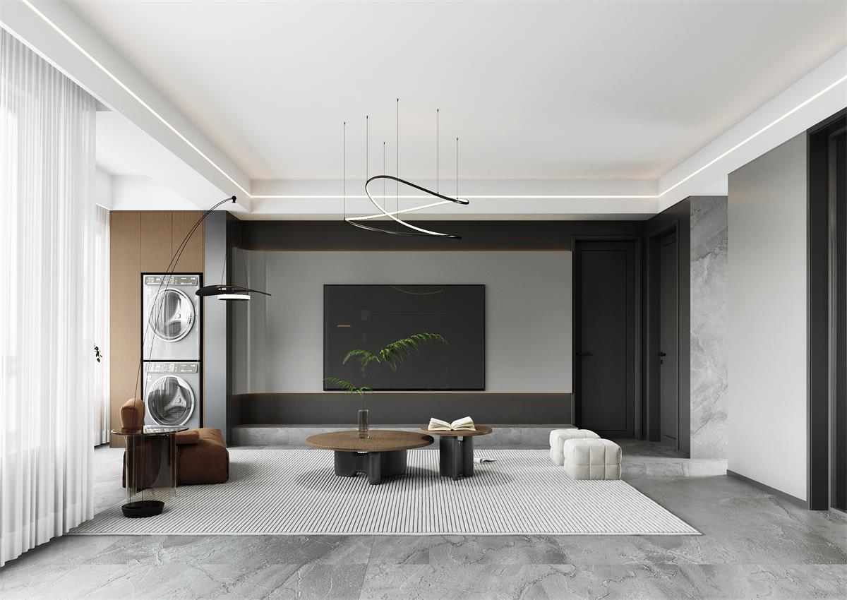 國(guó)府壹號(hào)| 驚艷！147㎡黑色簡(jiǎn)約家，又A又颯高級(jí)感直接拉滿