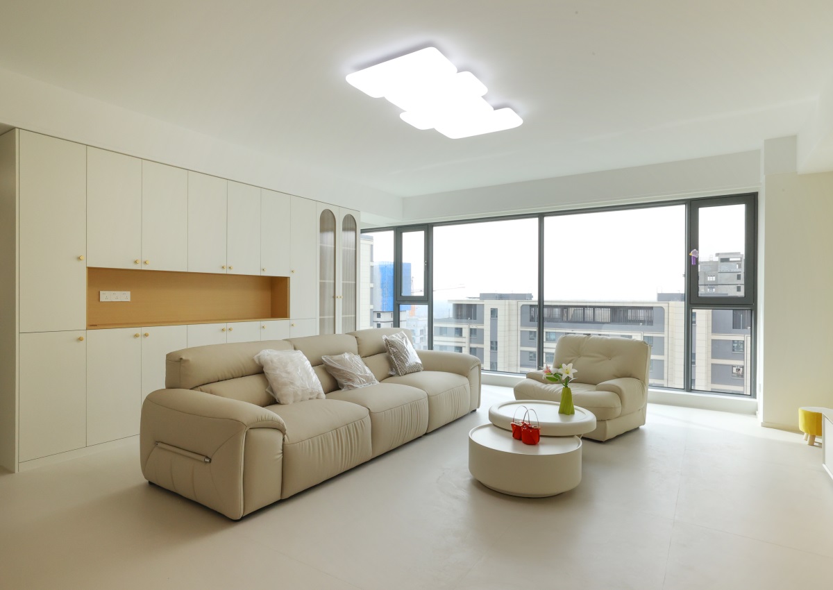 實(shí)景 | 萬(wàn)錦公館143㎡奶油風(fēng)，藏進(jìn)角落里的寫(xiě)意自然，讓焦慮瞬間清零！