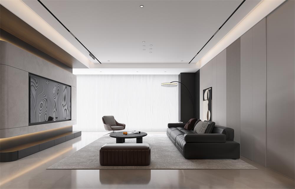 中海華樾133㎡ | 看不膩的「黑白極簡」王炸組合！高級感原地封神！