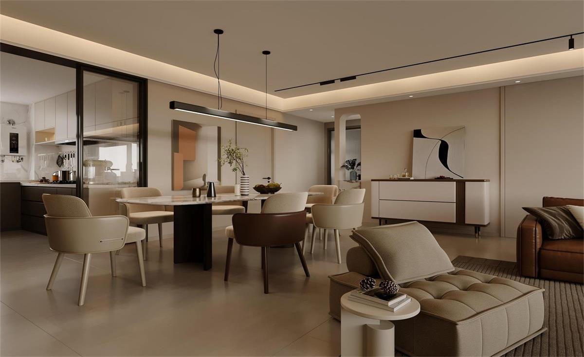 中海華樾 | 現(xiàn)在裝修都內(nèi)卷成這樣了？！從玄關(guān)就開始美哭的143㎡現(xiàn)代風(fēng)