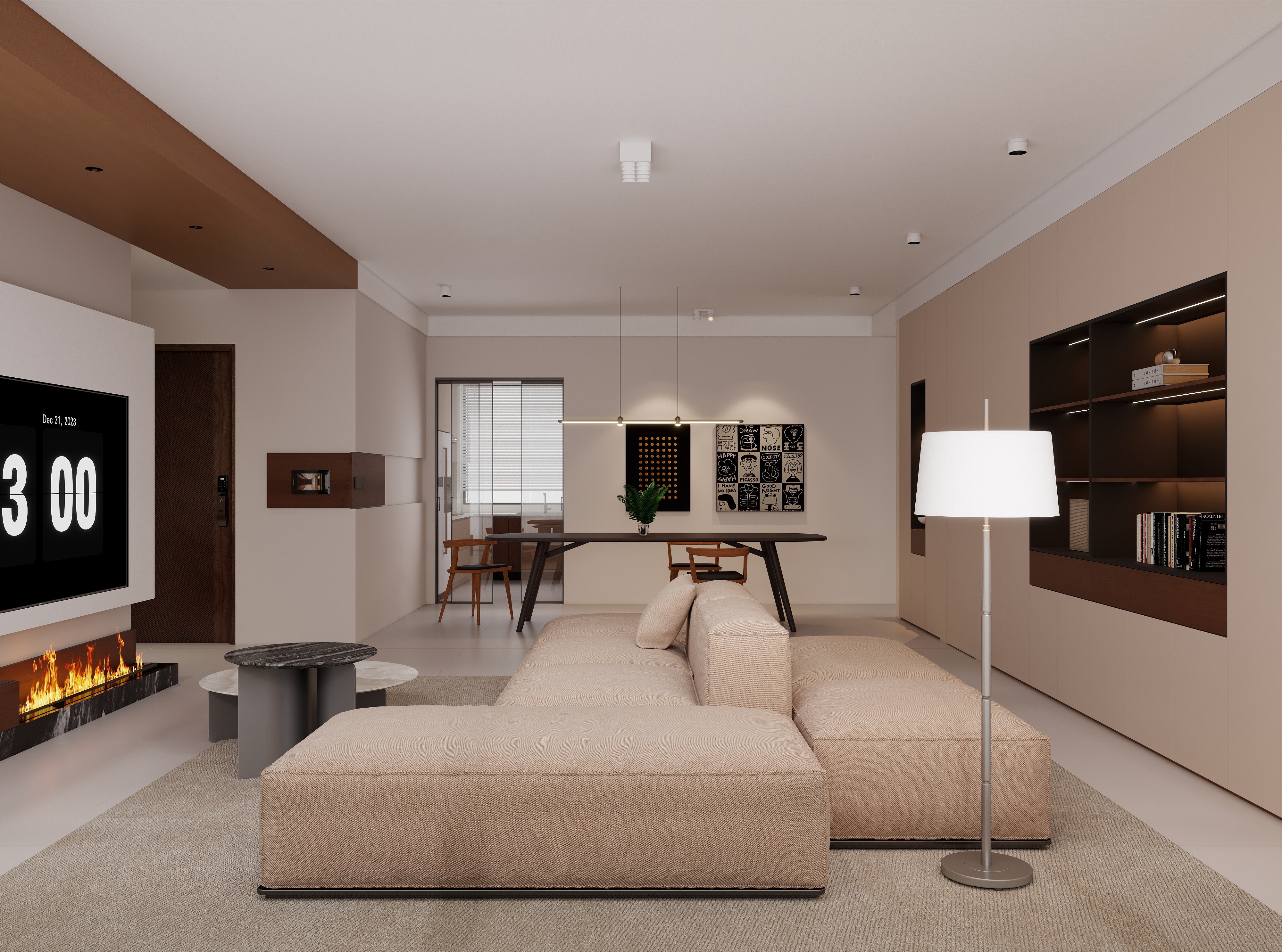 民生北府143㎡ | 極簡主義的生活哲學，在市中心過上隱居生活~