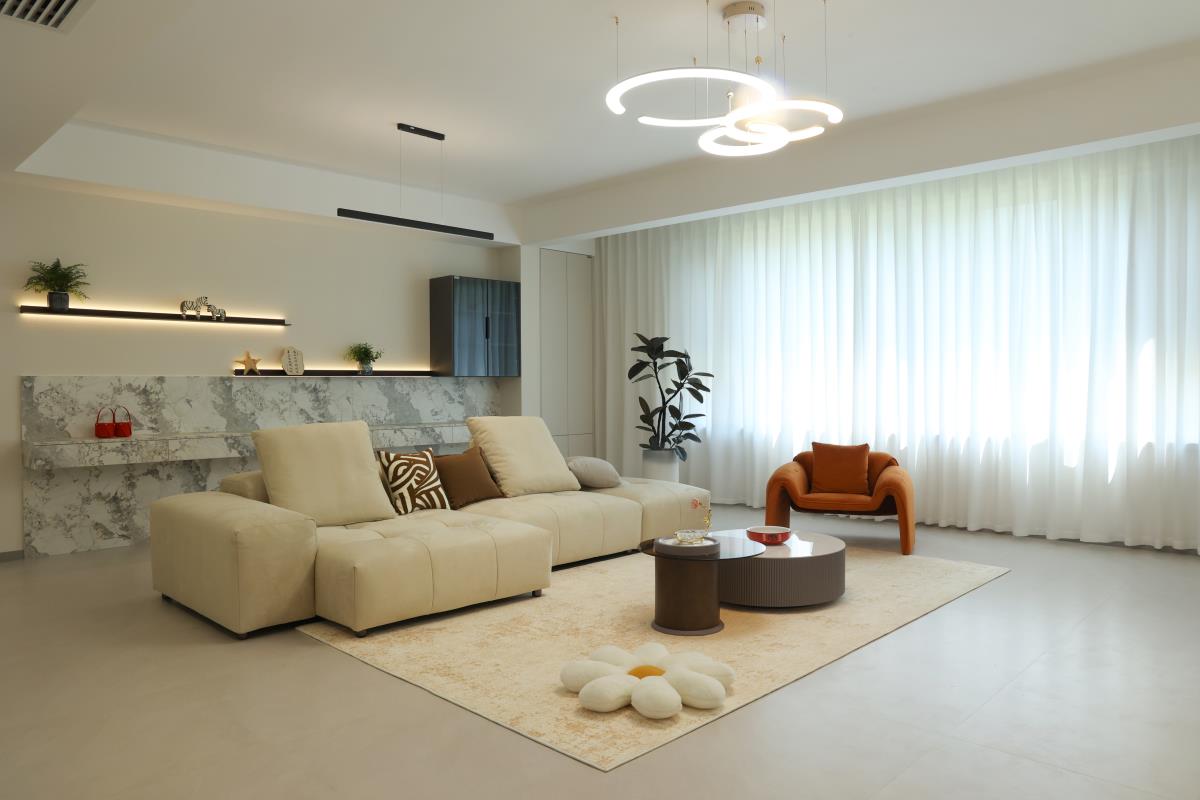 實景 | 這屆年輕人究竟有多會??？131㎡現(xiàn)代風婚房，審美+功能雙雙在線！