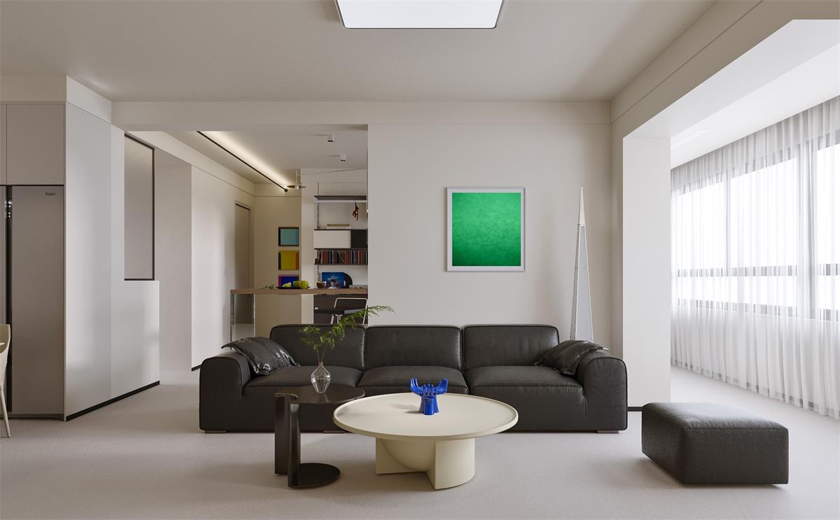 金地自在城 | 零零后獨居109㎡極簡家，全開放設計驚艷到我了！換你也上癮~