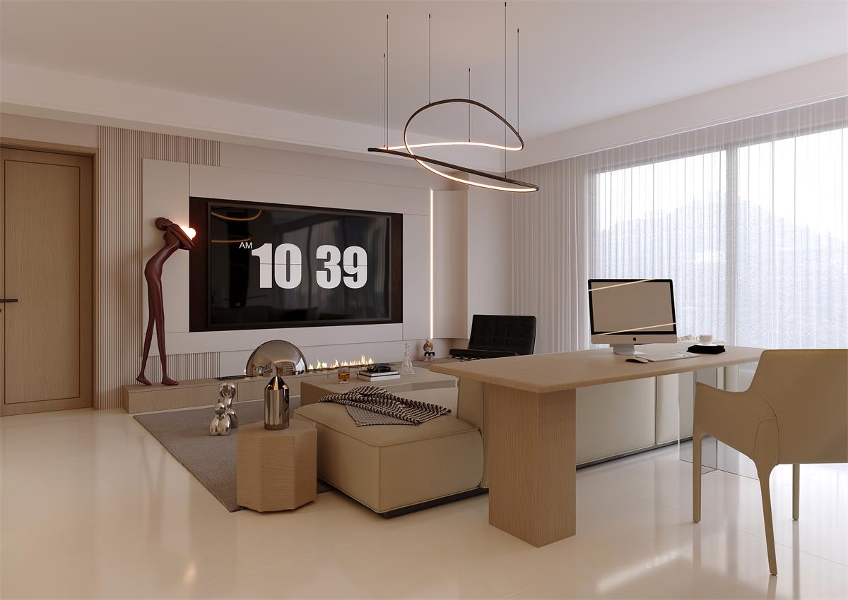 民生北府143㎡ | 奶白+原木打造的極簡(jiǎn)主義家，不是豪宅但很好宅~