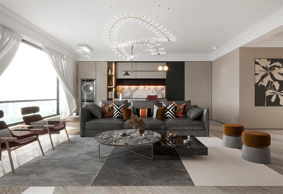 民生北府133㎡ | 沒跟風(fēng)！自己做主裝了現(xiàn)代風(fēng)的家，實用又耐看！