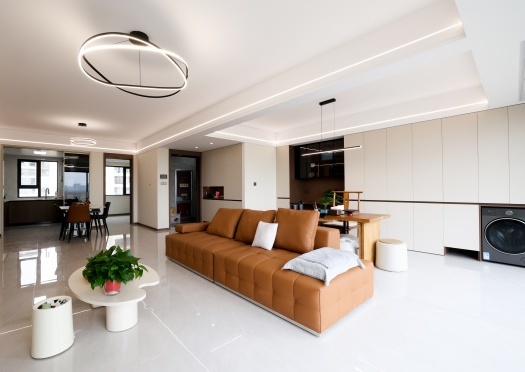 實(shí)景首發(fā) | 不做網(wǎng)紅造型！這套133㎡簡(jiǎn)約風(fēng)的家，治愈往后余生~